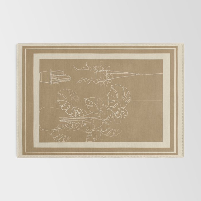 Minimal Window With Potted Plants 1 Rug Gallery Image 2