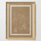 Minimal Window With Potted Plants 1 Serving Tray Gallery Image 1