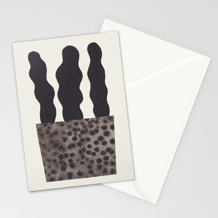 Plant in a pot #2 Stationery Card Gallery Image 2