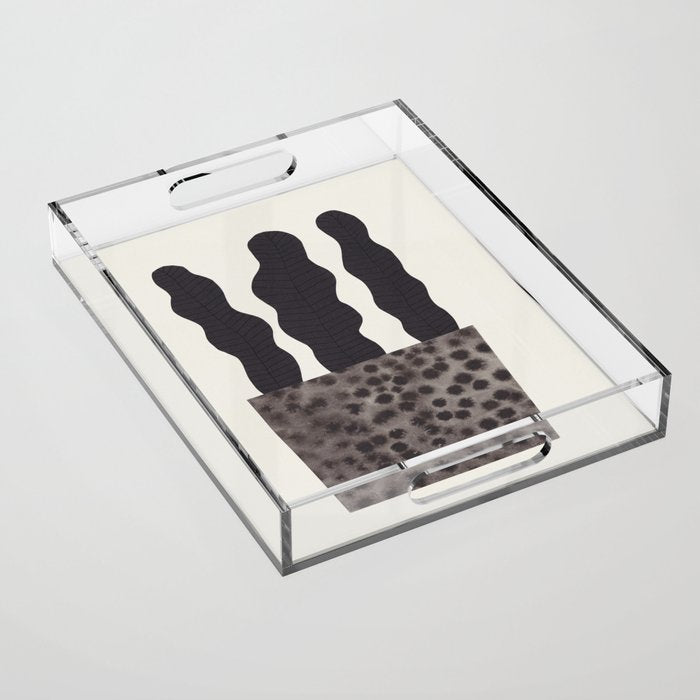 Plant in a pot #2 Acrylic Tray Gallery Image 1