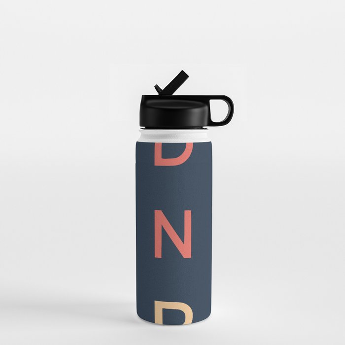 Adventure typography Water Bottle Gallery Image 1