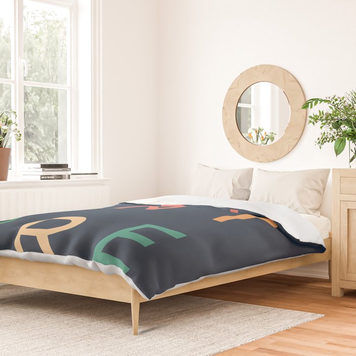 Adventure typography Duvet Cover Gallery Image 2