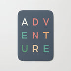 Adventure typography Bath Mat Gallery Image 1