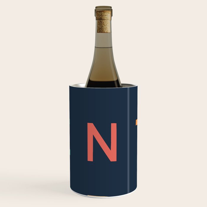 Adventure typography Wine Chiller Gallery Image 1
