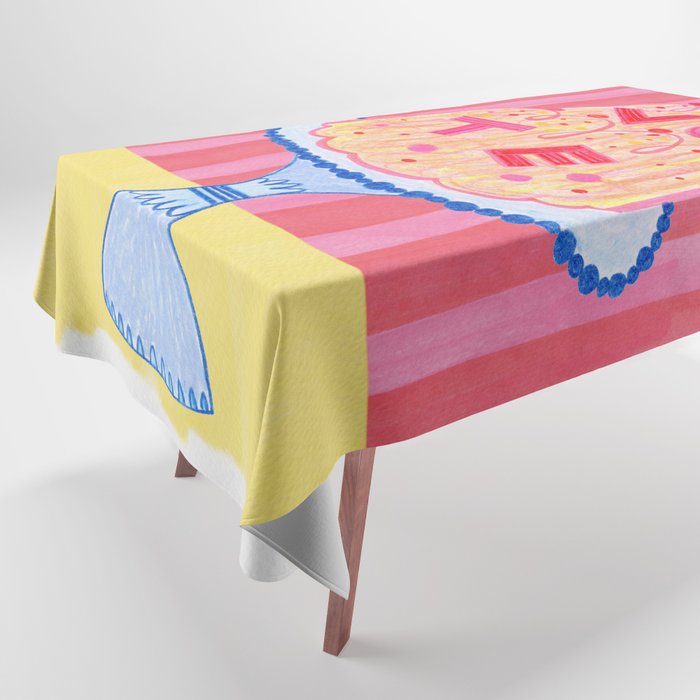 Mold the Future & Vote in Cherry Red Tablecloth Gallery Image 1