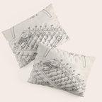Foosball Table Patent - Foosball Player Game Room Art - Antique Pillow Sham Gallery Image 3
