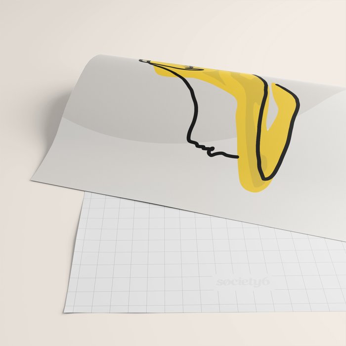 Mustard Moonlight  Wrapping Paper Gallery Image 2
