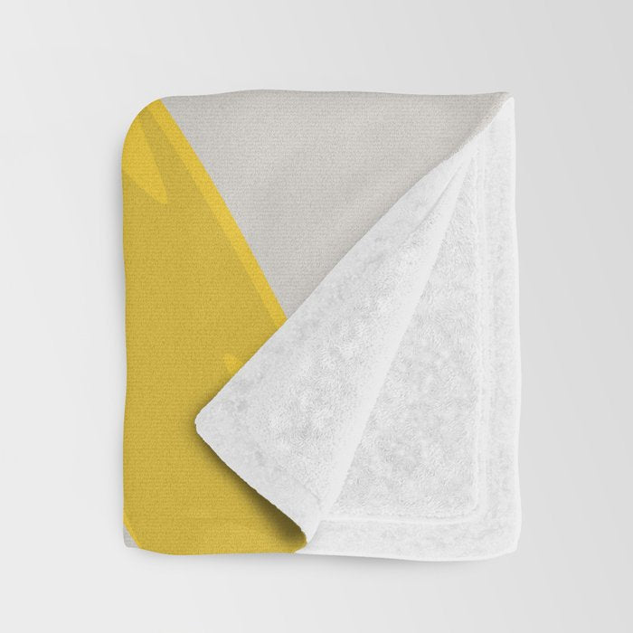 Mustard Moonlight  Throw Blanket Gallery Image 3