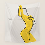 Mustard Moonlight  Wall Tapestry Gallery Image 4