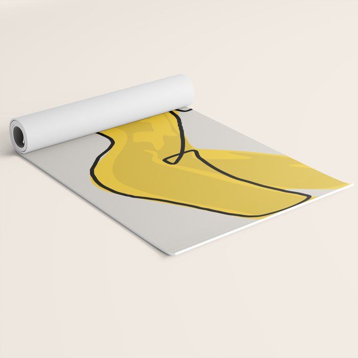 Mustard Moonlight  Yoga Mat Gallery Image 2
