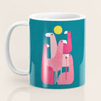 Pink flamingoes Coffee Mug Gallery Image 3
