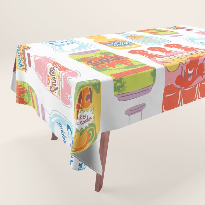 90s Drinks Tablecloth Gallery Image 1