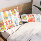 90s Drinks Pillow Sham Gallery Image 2
