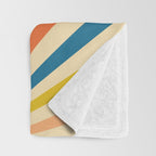 60s retro sun  Throw Blanket Gallery Image 3