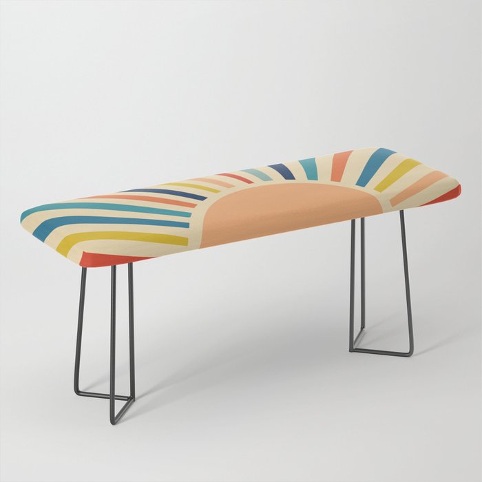 60s retro sun  Bench Gallery Image 1