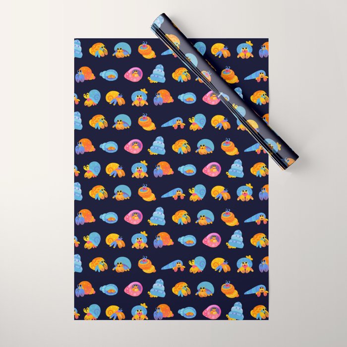 Hermit Crab Wrapping Paper Gallery Image 1