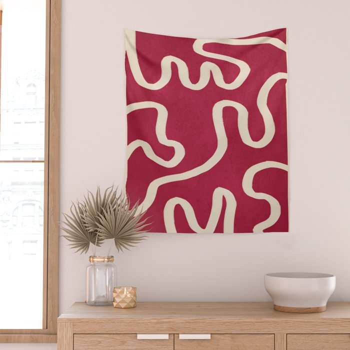 abstract minimal 65/2 Wall Tapestry Gallery Image 2