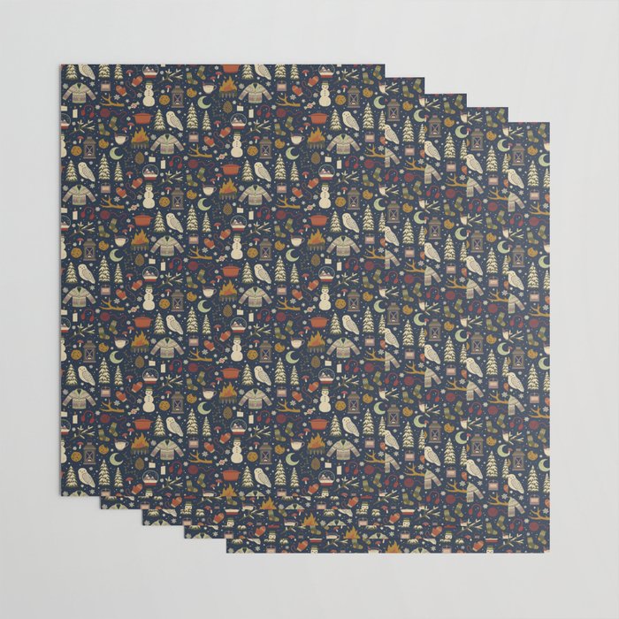 Winter Nights Wrapping Paper Gallery Image 3