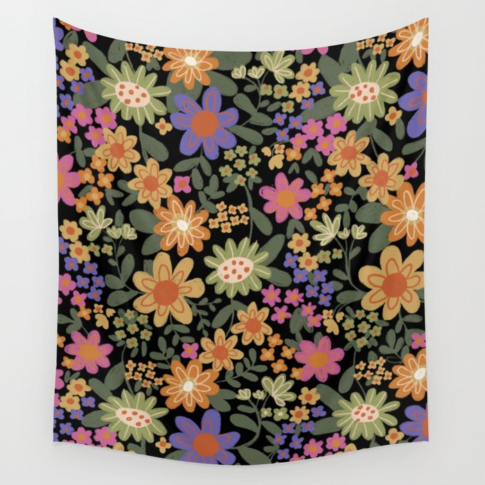 New flora Wall Tapestry Gallery Image 4