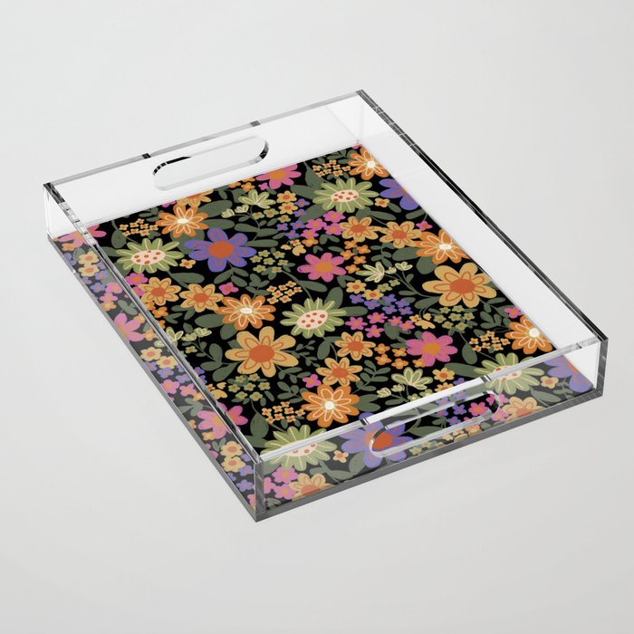 New flora Acrylic Tray Gallery Image 1