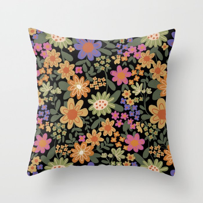 New flora Throw Pillow Gallery Image 6
