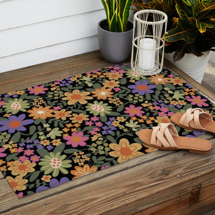 New flora Outdoor Rug Gallery Image 2