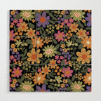 New flora Wood Wall Art Gallery Image 1