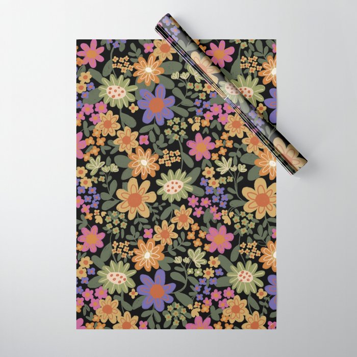 New flora Wrapping Paper Gallery Image 1