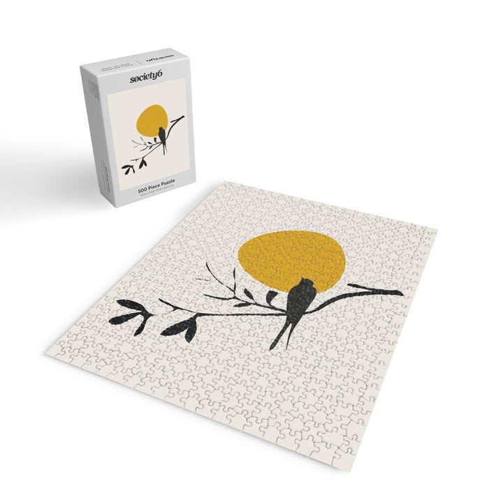 Bird and the Setting Sun Jigsaw Puzzle Gallery Image 2
