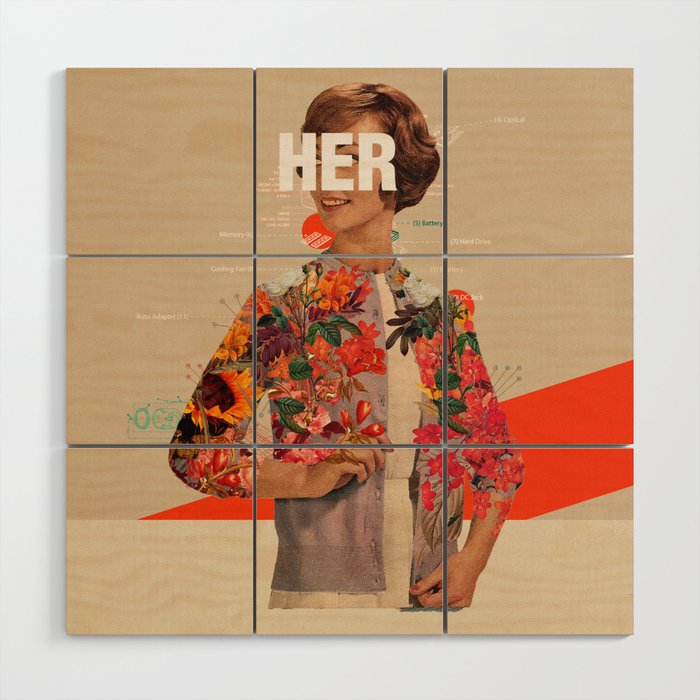 Her Wood Wall Art Gallery Image 1