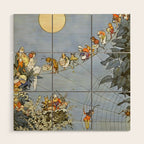 âThe Fairyâs Birthdayâ Illustration by W Heath Robinson Wood Wall Art Gallery Image 1