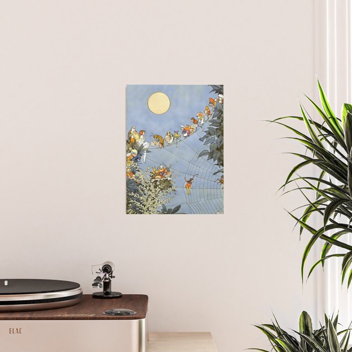 âThe Fairyâs Birthdayâ Illustration by W Heath Robinson Poster Gallery Image 2