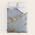 âThe Fairyâs Birthdayâ Illustration by W Heath Robinson Duvet Cover Gallery Image 6