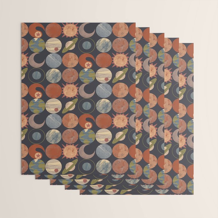 Home System Grid Wrapping Paper Gallery Image 3
