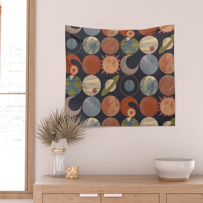 Home System Grid Wall Tapestry Gallery Image 2