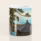 Hasui Moon Over Izura Ibaraki Antique Japanese Woodblock Print  Coffee Mug Gallery Image 4