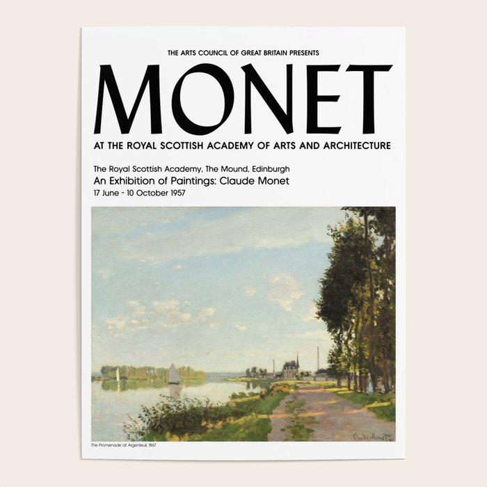 Argenteuil by Claude Monet Poster Gallery Image 4