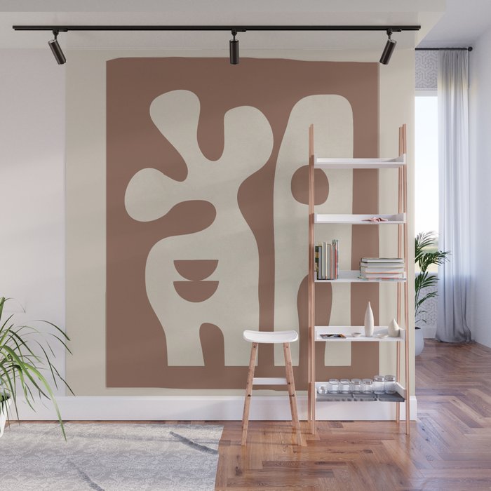 Mocha Movement 2 Wall Mural Gallery Image 1