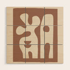 Mocha Movement 2 Wood Wall Art Gallery Image 1