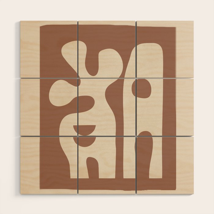 Mocha Movement 2 Wood Wall Art Gallery Image 1
