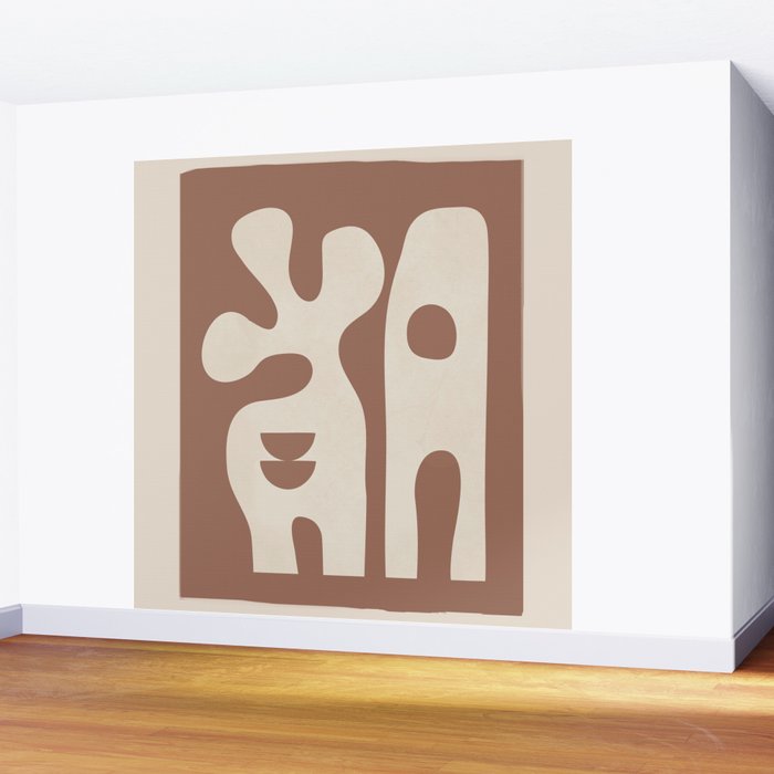 Mocha Movement 2 Wall Mural Gallery Image 2