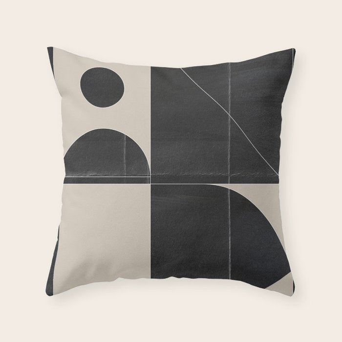 Minimal Geometric Shapes 214 Throw Pillow Gallery Image 6