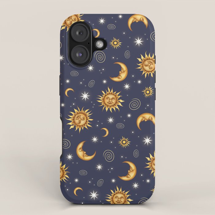 Vintage Celestial Mood iPhone Case Gallery Image 1