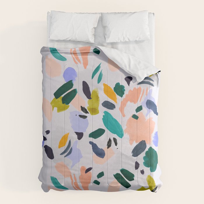 TERRAZZO BRUSHSTROKES Comforter Gallery Image 1