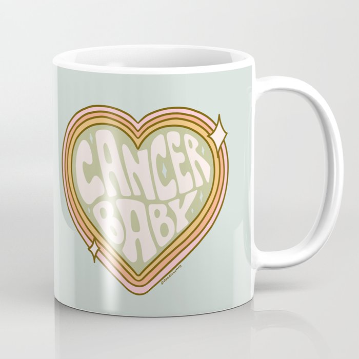 Cancer Zodiac Baby Coffee Mug Gallery Image 1
