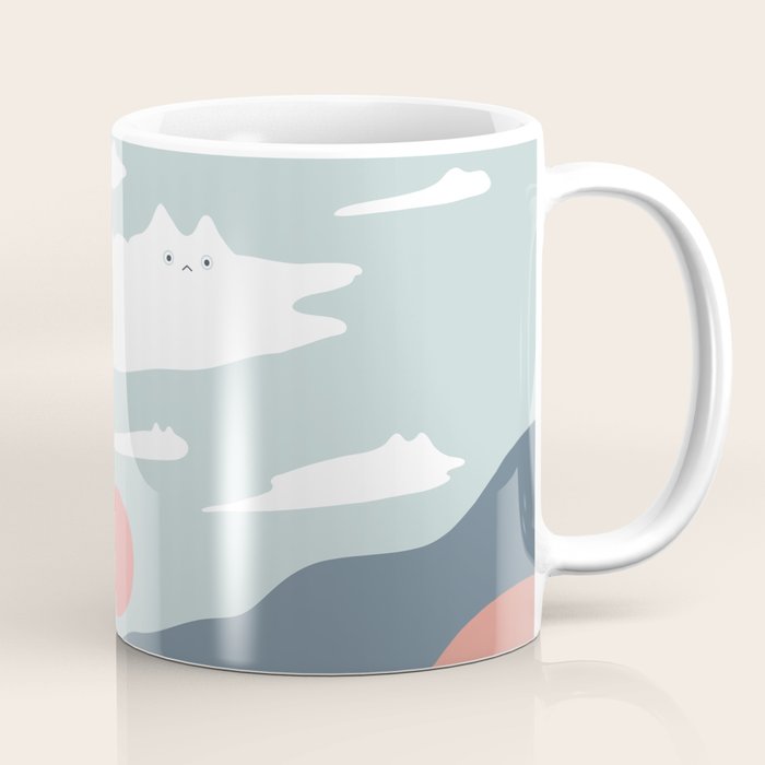 Cat Landscape 23 Coffee Mug Gallery Image 1