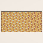 Wild Flowers Vintage Botanical Floral Pattern Desk Mat Gallery Image 3