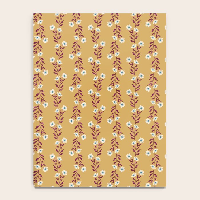 Wild Flowers Vintage Botanical Floral Pattern Notebook Gallery Image 4