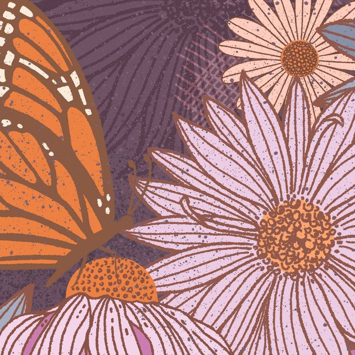 Monarch Butterfly and Wildflowers Coffee Mug Gallery Image 2