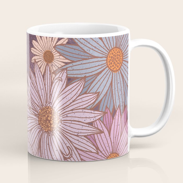 Monarch Butterfly and Wildflowers Coffee Mug Gallery Image 1